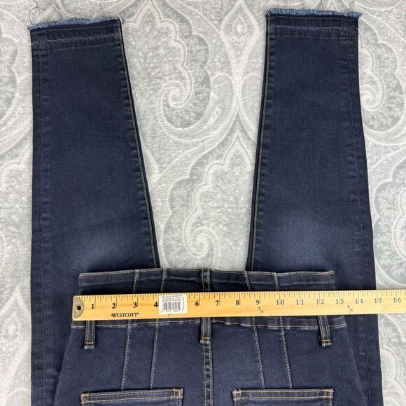 Womens Veronica Beard 12" Corset Button Fly Jeans - Picture 4 of 6